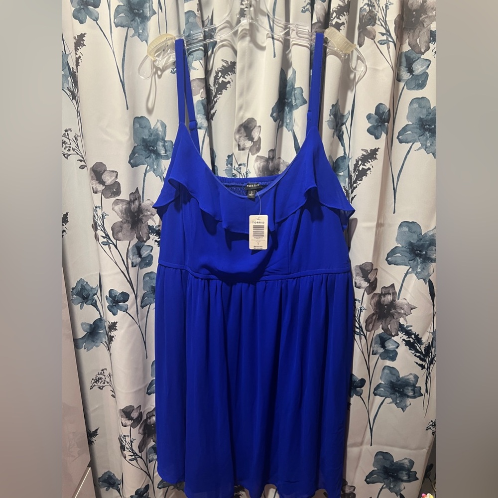 Torrid royal blue dress